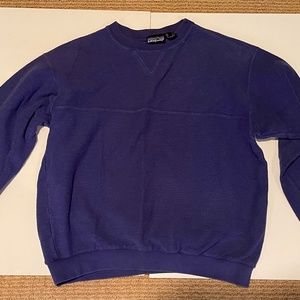 Patagonia French Terry pullover size Medium, eggplant blue